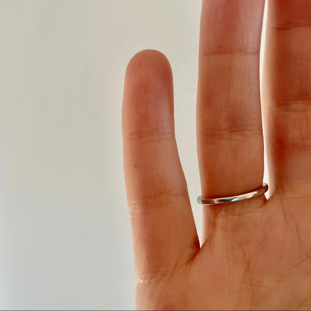 🪙 NIB Adjustable‎ AUTHENTIC THAI PEARL & Silver Leaf Ring